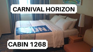 Carnival Horizon Cabin 1268 Category 6M  Deluxe Ocean View Stateroom [upl. by Sheya]