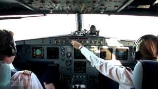 HD Cockpit Condor Airbus A320 landing [upl. by Johns]