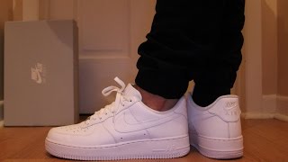 Nike Air Force 1 Low White OnFeet [upl. by Malka473]