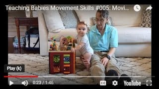 Moving from Sitting to Standing Teaching Babies Movement Skills 005 [upl. by Oleic774]