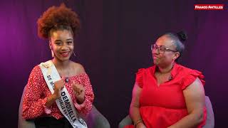 Interview Maëlie Bard amp Caroline Mardivirin  Mademoiselle Guadeloupe 2024 [upl. by Alyakcim11]