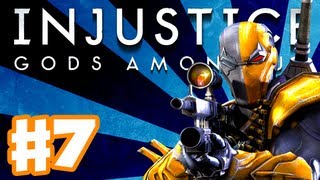 Injustice Gods Among Us  Gameplay Walkthrough Part 7  Deathstroke PS3 XBox 360 Wii U [upl. by Ahseinek]