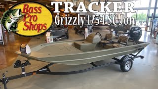 Best JON Boat for BEGINNERS Tracker Grizzly 1754 Jon Bass Pro Shop Boats Cheapest New Jon Boat [upl. by Grosz]