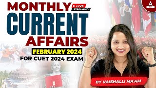 Monthly Current Affairs February 2024  Most Important Questions  Current Affairs Vaishalli Maam [upl. by Miner631]