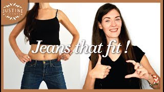 How to find the perfect jeans for your body type  Basic wardrobe  Justine Leconte [upl. by Lucien923]