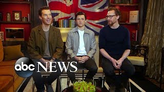 Benedict Cumberbatch Tom Hiddleston and Tom Holland dish on Avengers Infinity War [upl. by Halonna]