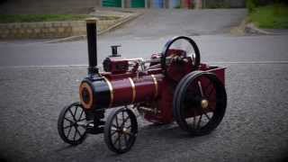 Maxitrak Allchin Gas Fired 34quot Scale Traction Engine A 1st Run [upl. by Ahsrop]