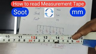 How to read a tape measure  How to read Measurement tape  Engineering Tactics [upl. by Anavlys385]