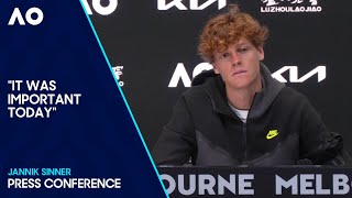 Jannik Sinner Press Conference  Australian Open 2024 First Round [upl. by Masera]