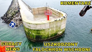 2501Pilne Sztorm uszkodził Falochron Wschodni Uszkodzenia są poważniejszeNasze analiza [upl. by Rovner258]