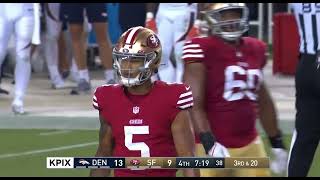 Trey Lance Every ThrowRun vs Denver Broncos  Preseason Highlights Week 2 2023 [upl. by Jilly980]