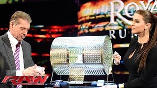 The McMahon family reveals the No 1 entrant in the 2016 Royal Rumble Match Raw January 18 2016 [upl. by Seed]