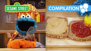 Sesame Street Yummy Lunch Recipes for Kids  Cookie Monster’s Foodie Truck Compilation [upl. by Assille642]