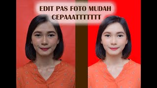 cara mudah edit PAS FOTO dengan photoshop [upl. by Beatty450]