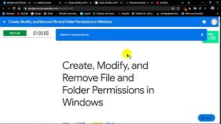 Create Modify and Remove File and Folder Permissions in Windows II Week 2 II Coursera [upl. by Iadrahc]