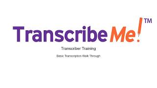 TR training  Transcription Walkthrough [upl. by Yert]