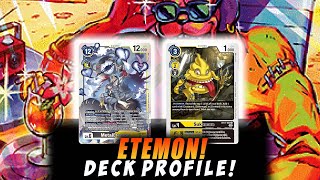 POOPY DECK BlackYellow Black Etemon Poop Deck Profile Digimon EN 2024 [upl. by Suixela]