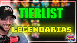 TIERLIST DE LEGENDARIAS  RUSH ROYALE [upl. by Arriaet567]