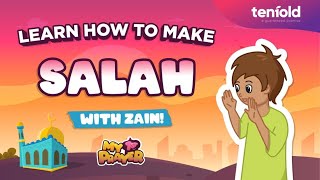 How to Pray Salah with Zain  My First Prayer for kids [upl. by Rachele]