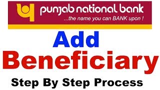 How To Add Beneficiary in Punjab National Bank For Fund Transfer  PNB Net Banking [upl. by Arimas984]