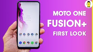 Moto One Fusion Unboxing amp Handson Review  Welcome back Moto [upl. by Salomo]