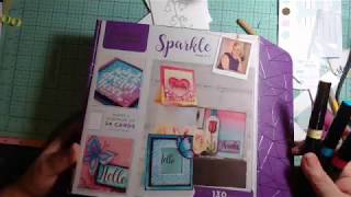 Crafters Companion Subscription Box 2 July Sparkle Pen Kit [upl. by Aillicsirp459]