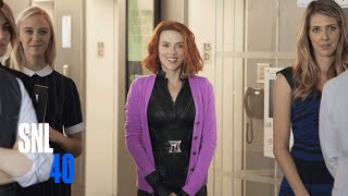 Scarlett Johansson Returns to SNL [upl. by Akkimat611]