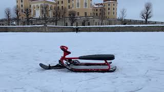 Vorstellung  Ersteindruck UNVERWÜSTLICH STIGA Snowracer Rennrodel Ultimate Pro [upl. by Ahar666]