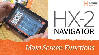 Hema HX2  Main Screen Functions [upl. by Adahsar]