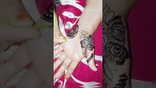 Right hand mehndi design mehndi design viral short short new heenaart [upl. by Tinaret]