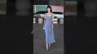 beautiful girl street fashion outfits style tiktok chinesefashion mejoresstreetfashion shorts [upl. by Sieber]