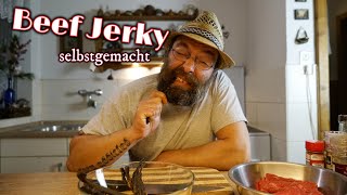 Beef Jerky quot Trockenfleischquot daheim im Ofen herstellen [upl. by Zeuqram]