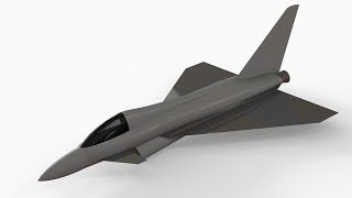 「DESIGN 250」How to model Fighter Aircraft  Solidworks tutorial  Timelapse [upl. by Lama521]