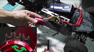 Inverser le sens de rotation dun ESC brushless sensored [upl. by Froma692]