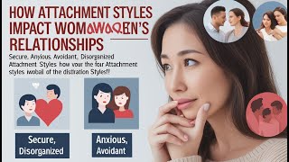 How Attachment Styles Impact Romantic Relationships in Women  Secure Anxious Avoidant Explained [upl. by Androw118]