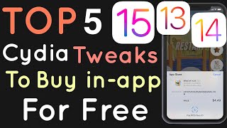 Top 5 Jailbreak Tweaks For FREE IN APP PURCHASES iOS 1216 🔥  Educational [upl. by Ltihcox]