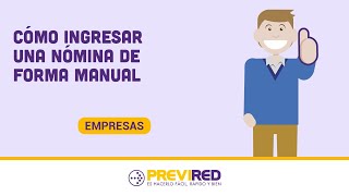 Cómo ingresar una nómina de forma manual [upl. by Ennairrek]