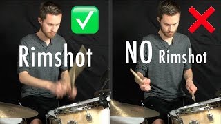 Rimshot Backbeat  Key to Perfect Snare Sound [upl. by Immanuel]