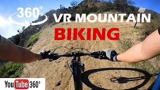 360° VR Mountain Biking  Marshall Canyon HD [upl. by Frear]