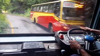 KSRTC Bus Driving  Thamarassery Churam Complete  Leyland Engine Sound HD [upl. by Woodrow]