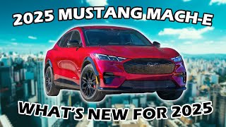 Whats New on the 2025 Ford Mustang MachE [upl. by Yared]