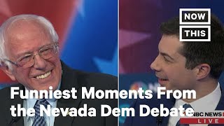 Funniest Moments From the Nevada Democratic Debate  NowThis [upl. by Anidnamra]