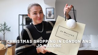 CHRISTMAS SHOPPING IN LONDON AND JO MALONE  PetiteElliee [upl. by Atnauq527]