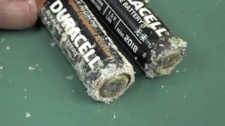 Alkaline Battery Leakage Testing  Part 1 [upl. by Conrade]