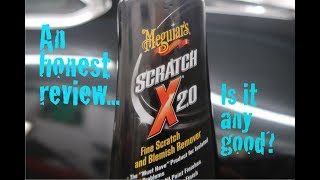 Meguiars scratch X 20 review [upl. by Yenahs555]