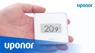 Återställning reset av Uponor Smatrix Termostat Style T169T149 [upl. by Narrad]