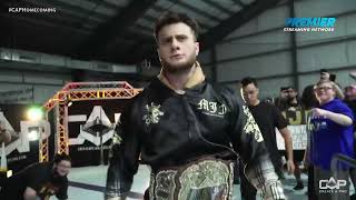 AEW World Champion MJF surprise appearance on a independent wrestling show [upl. by Ardnahcal]