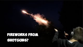 Fireworks from shotguns [upl. by Obed341]