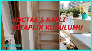 KOÇTAŞ 5 RAFLI KİTAPLIK KURULUMU [upl. by Bolan]