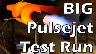 Big Pulsejet Test Run [upl. by Beichner750]